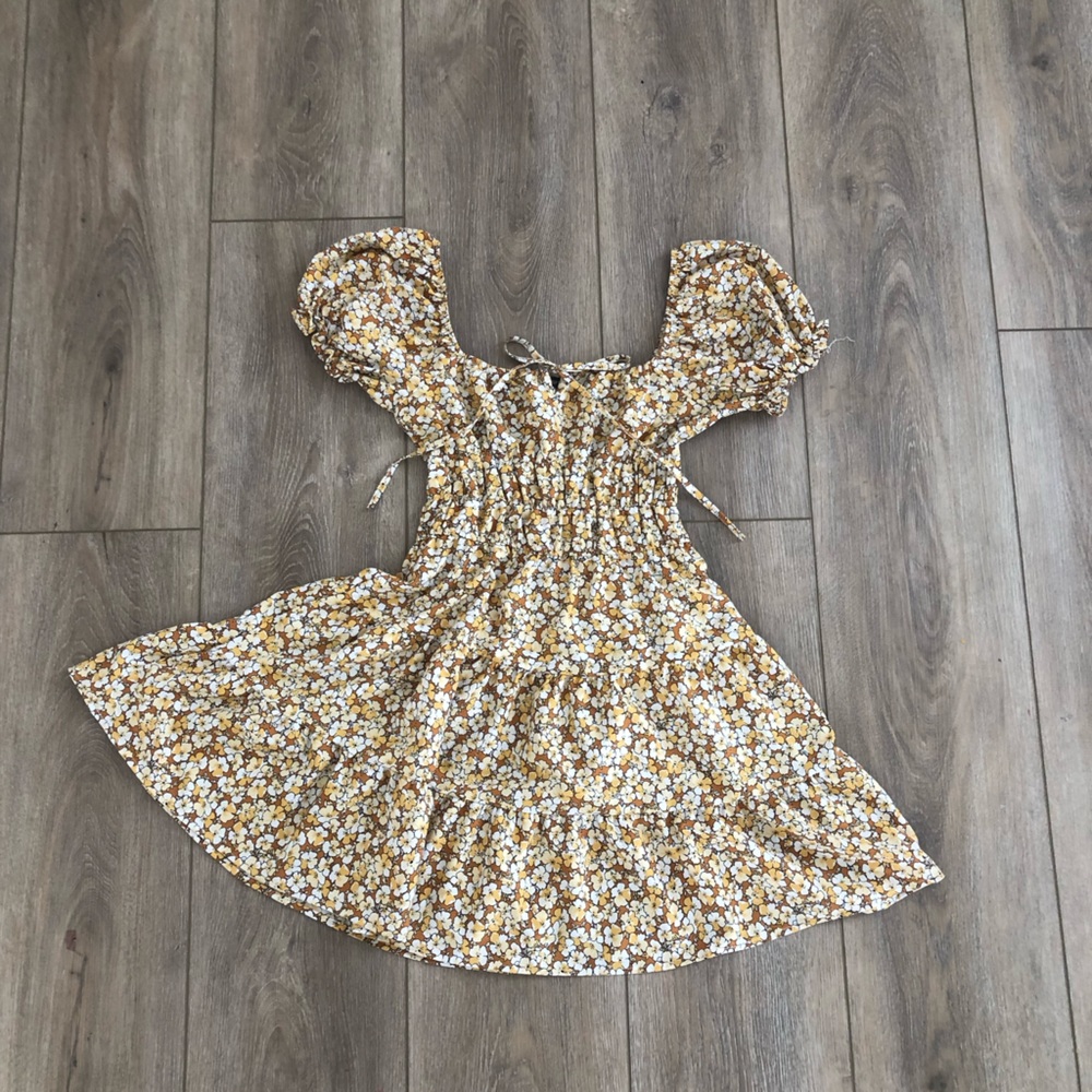Flower print dress